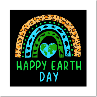 Happy Earth Day 2024, Funny Rainbow Earth Posters and Art